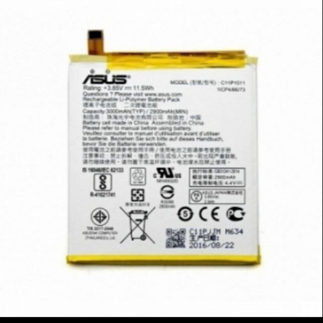 Pin điện thoại Asus Zenfone 3 5.2 inch Z017D ZE520KL ZE520TL hàng nhập khẩu.