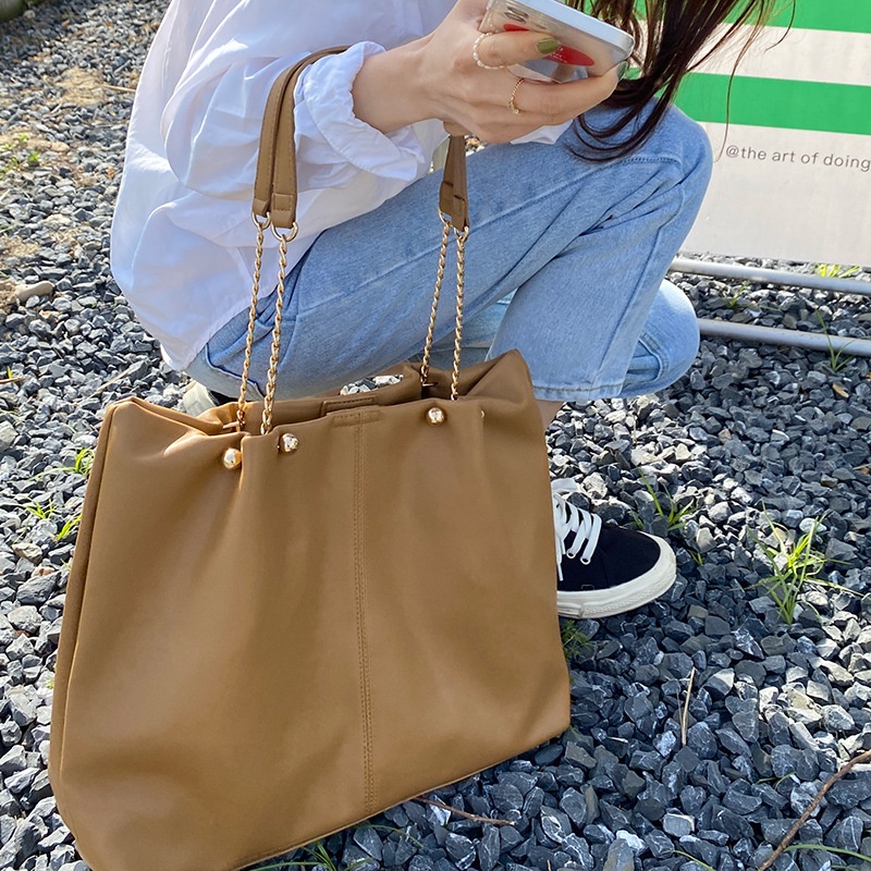 IELGY Túi Đeo Vai Bằng Da Mềm Thời Trang Cá Tính Cho Nữ