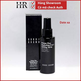 Tem hãng- Xịt Khoáng Bobbi Brown 100ml Cấp Ẩm & Cố Định Lớp Trang Điểm Bobbi Brown Primer Plus Hydrating Spray
