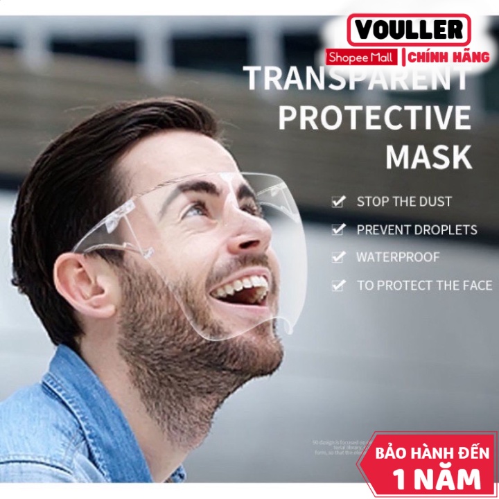 Kính Vouller Covit, Kính Chống Giọt Bắn, Mặt Nạ Chống Giọt Bắn, Mắt Kính Bảo Hộ Face Shield Chống Bụi