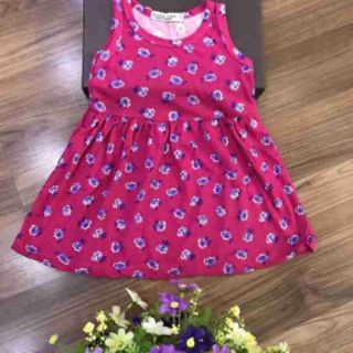 Váy đầm thun sát nách vnxk 2-6y