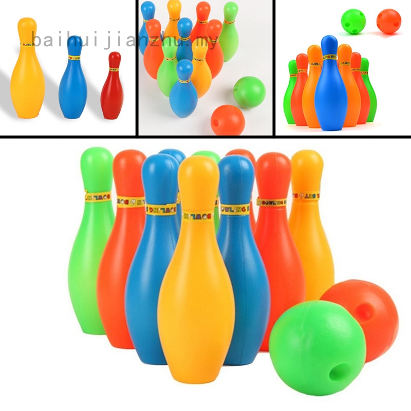 Bộ đồ chơi bowling 2 quả bóng và 10 pin độc đáo cho bé