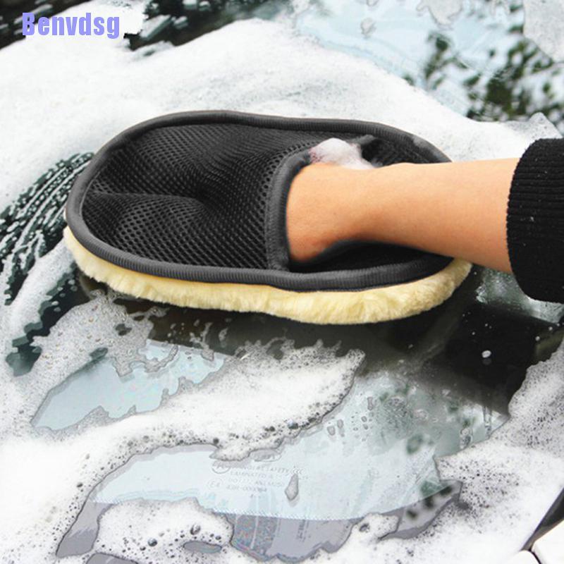 Găng tay vệ sinh xe ô tô bằng len đa năng tiện dụng