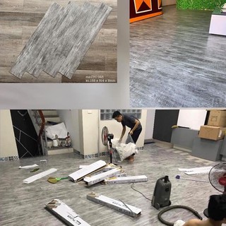 Sàn nhựa giả gỗ tự dán