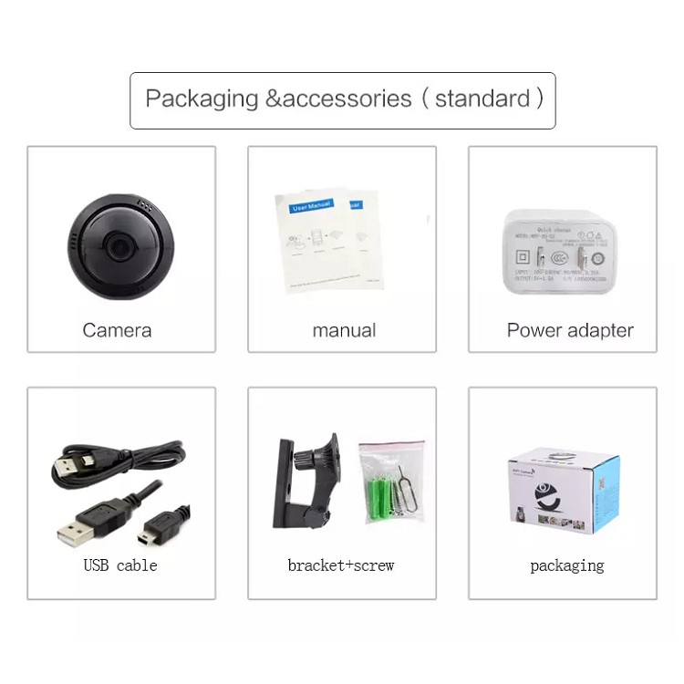 Camera IP V380 - Kết Nối Wifi - Có Tiếng Việt - Độ Phân Giải Full HD Tặng Kèm Thẻ Nhớ - Hàng Chính Hãng Full Box - BH6T