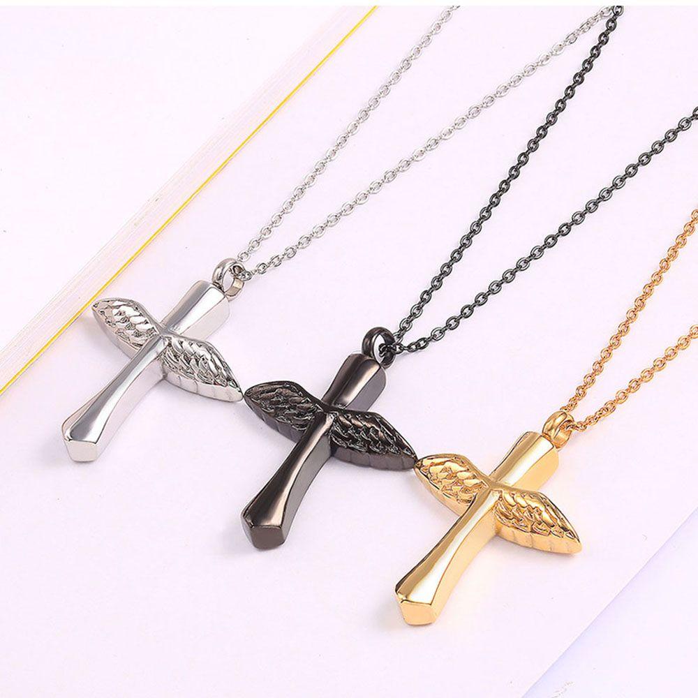 Vòng cổ Bằng Thép Không Gỉ Mặt Thánh Giá Thời Trang