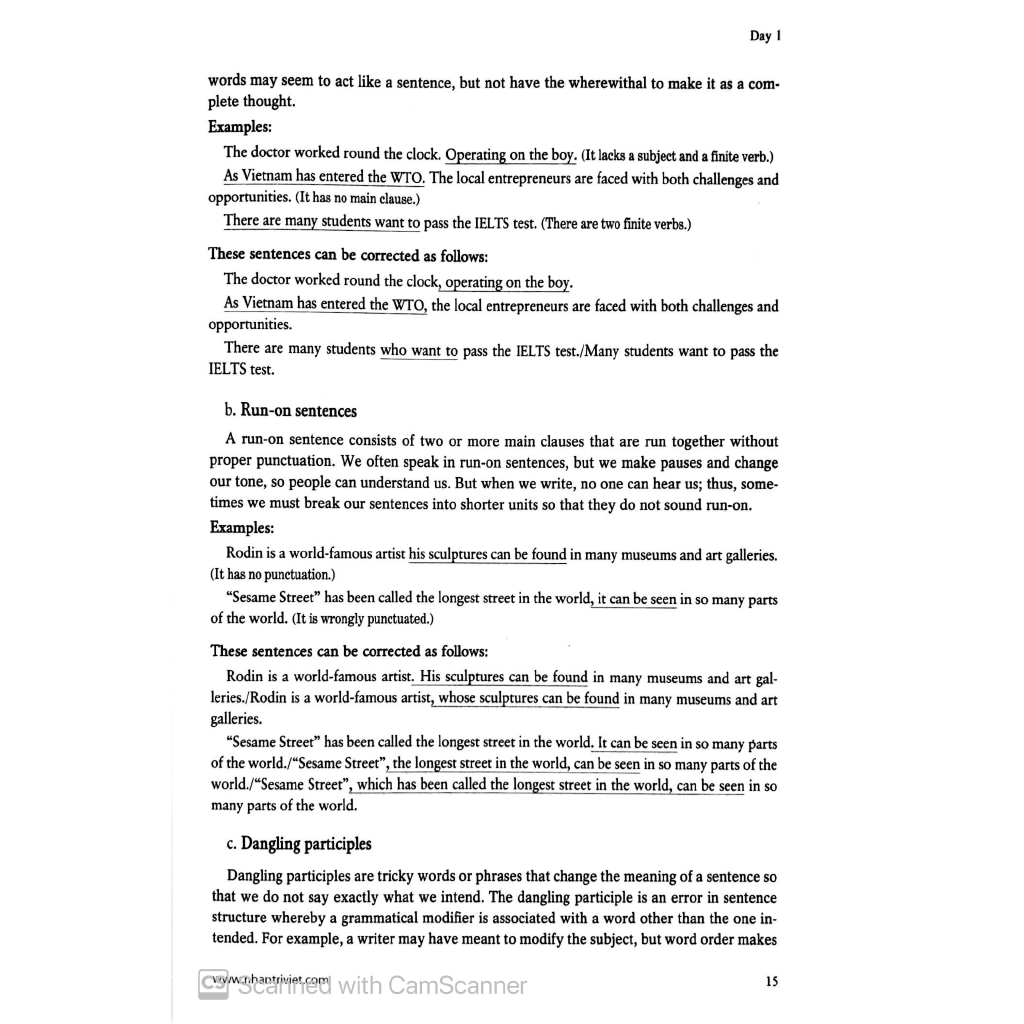 Sách - 15 Days’ Practice For Ielts Writing - NTV