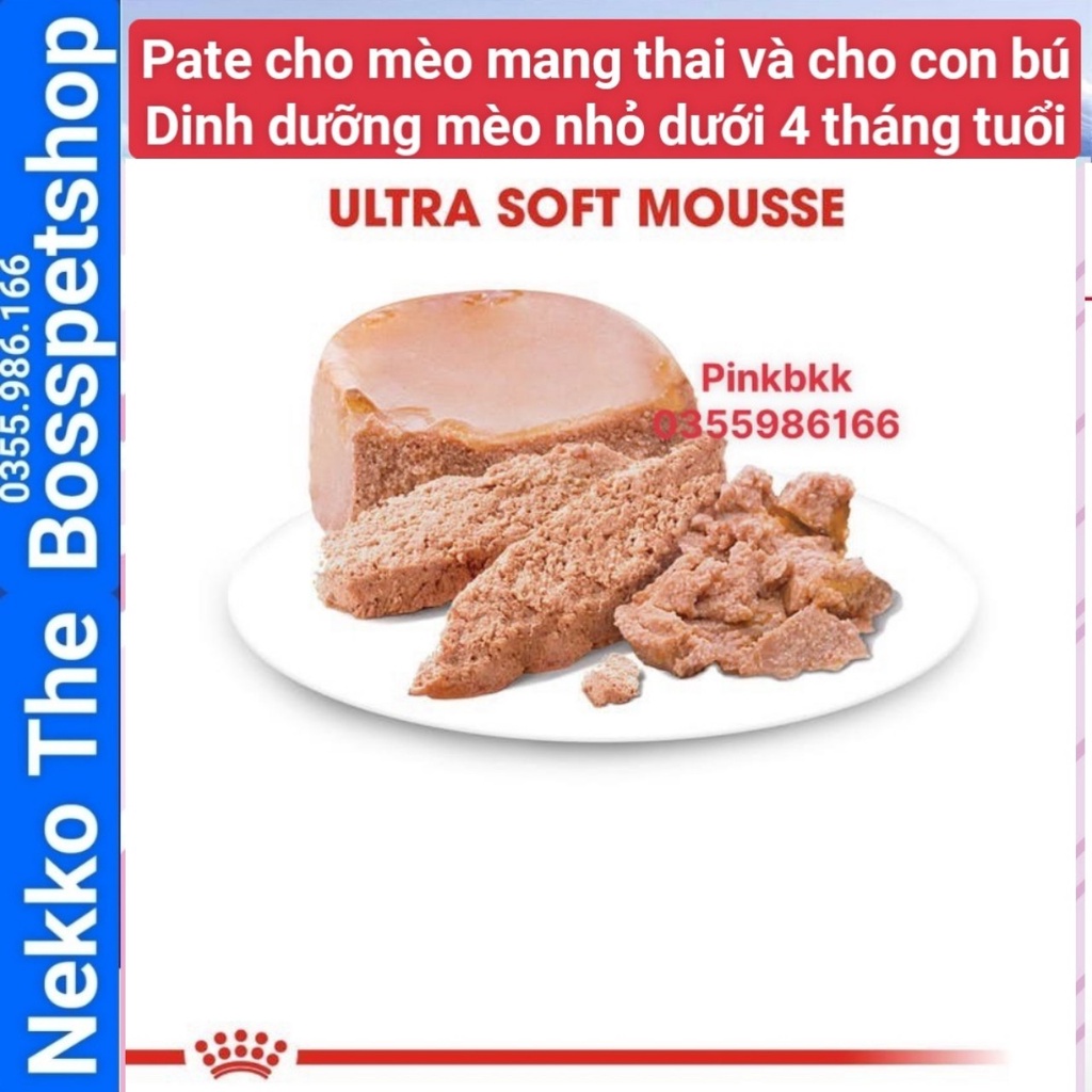 (Giá Sỉ ) PATE ROYAL CANIN MOTHER &amp; BABYCAT 195G