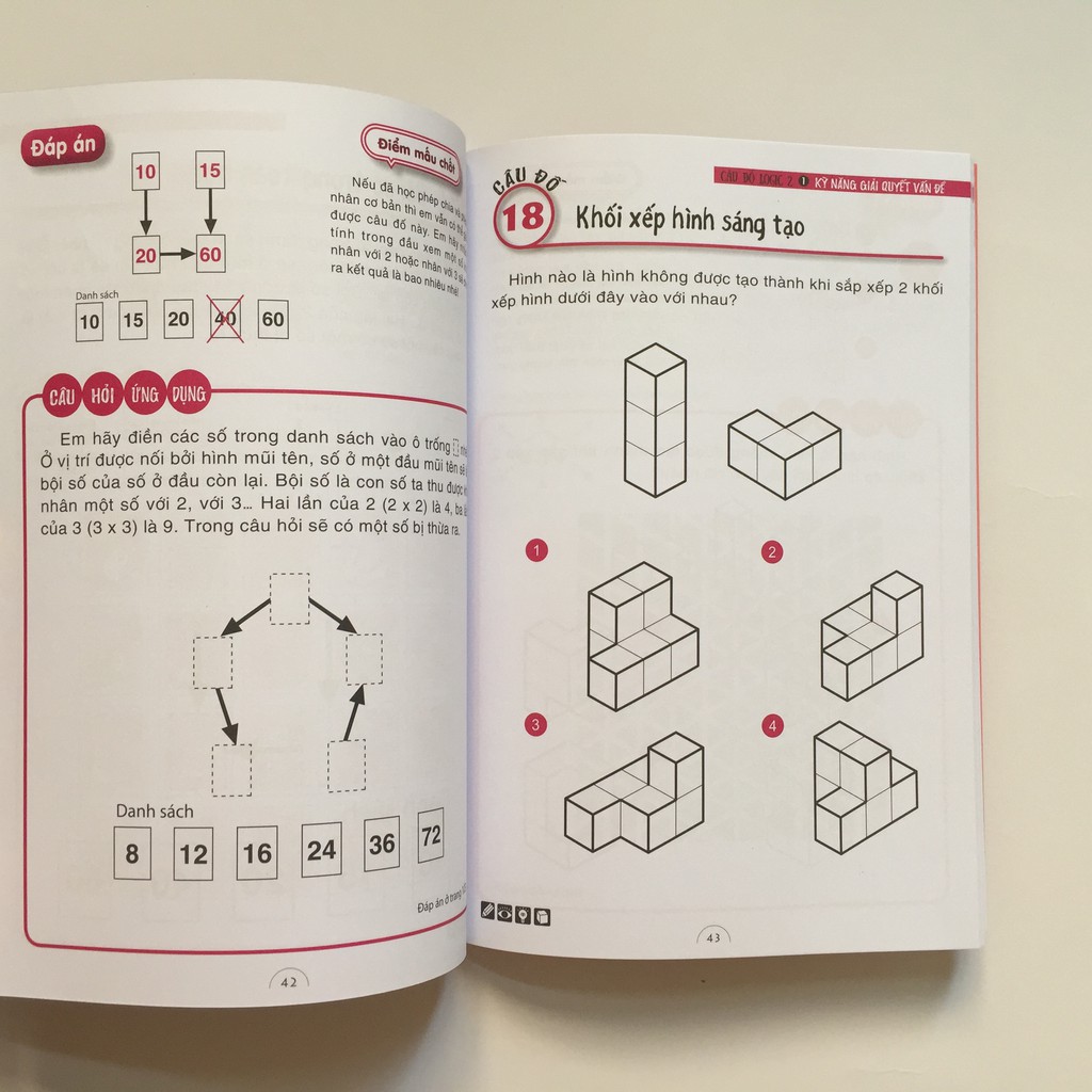 Sách - Combo Những câu đố toán học kiểu Nhật (6 cuốn) - có mã lẻ