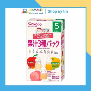 Trà hoa quả Wakodo Nhật Bản cho bé từ 5 tháng tuổi