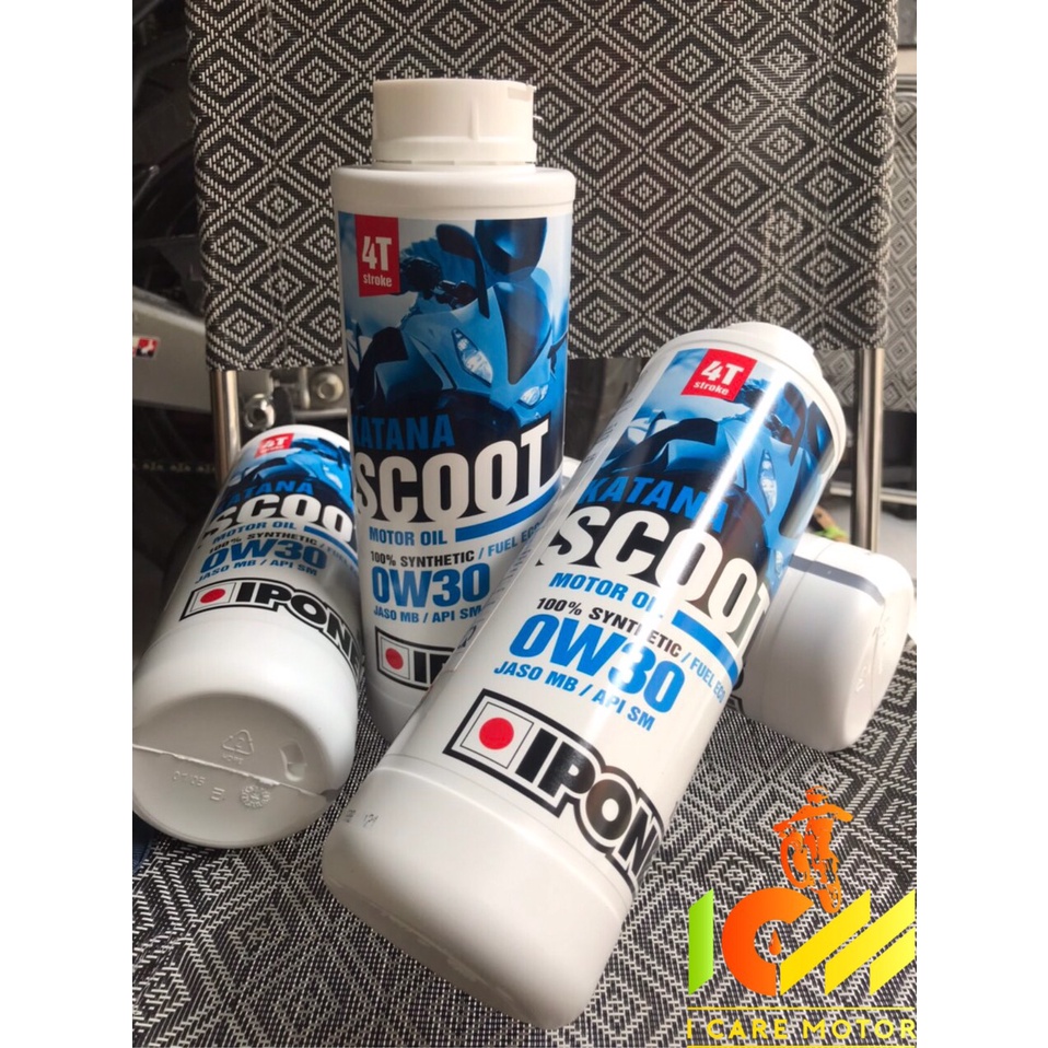 Nhớt tay ga tổng hợp scooter 4T IPONE KATANA SCOOT 0W30