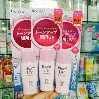 Kem Chống Nắng Biore Bright Face Milk SPF 50+ 30ml