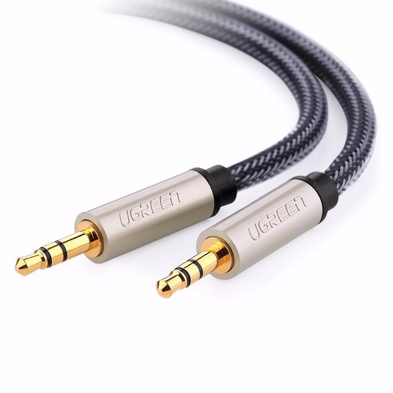 Cáp Audio 3.5mm dài 0.5M Ugreen 10601 mạ vàng chính hãng