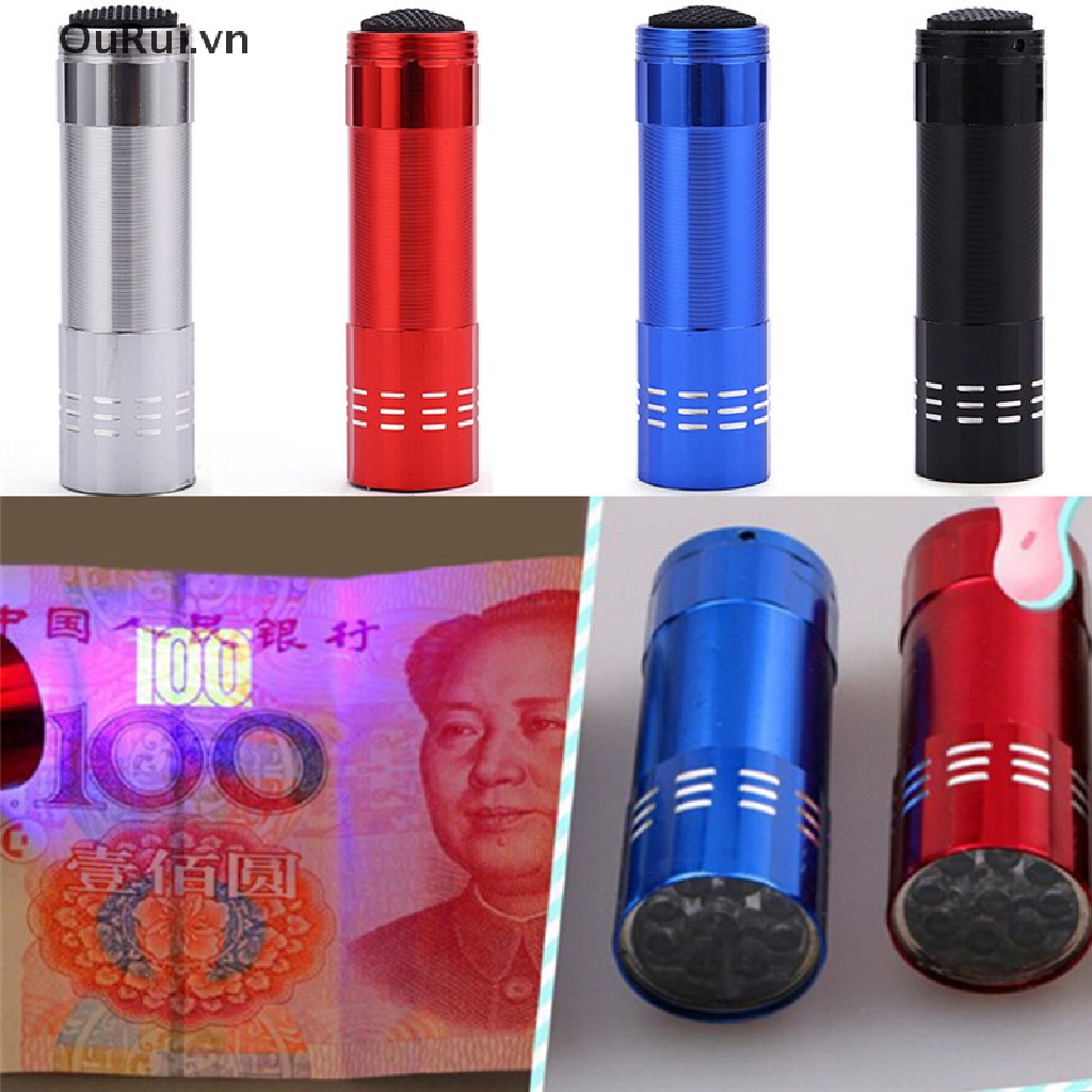Đèn Pin LED UV Siêu Sáng Bằng Nhôm Hợp Thời Trang