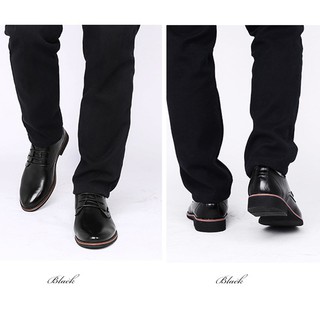Giầy da bò công sở tặng 2 đôi tất, 1 dây lưng
