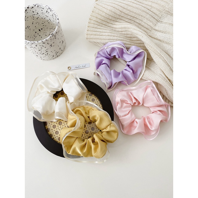 Dây Thun Cột Tóc Màu Trơn Thiết Kế Mới