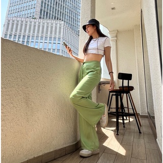 Quần Lụa Satin Loe Nhẹ & Vạt  Dài