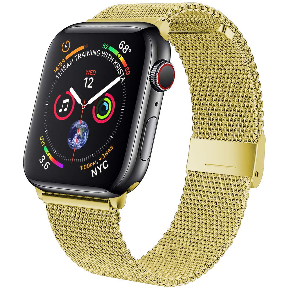 Banda de metal para apple watch 6/se/5/4/3/2/1 38mm 40mm pulseira de relógio de aço inoxidável para iwatch series se/6 42mm 44mm