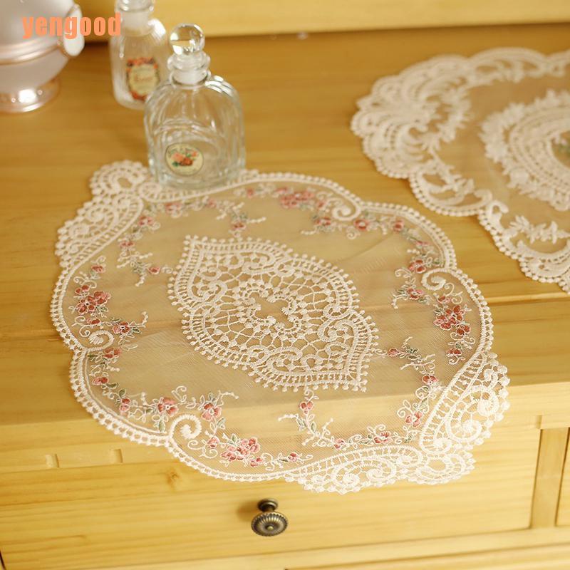 1 Khăn Trải Bàn Thêu Ren Phong Cách Châu Âu