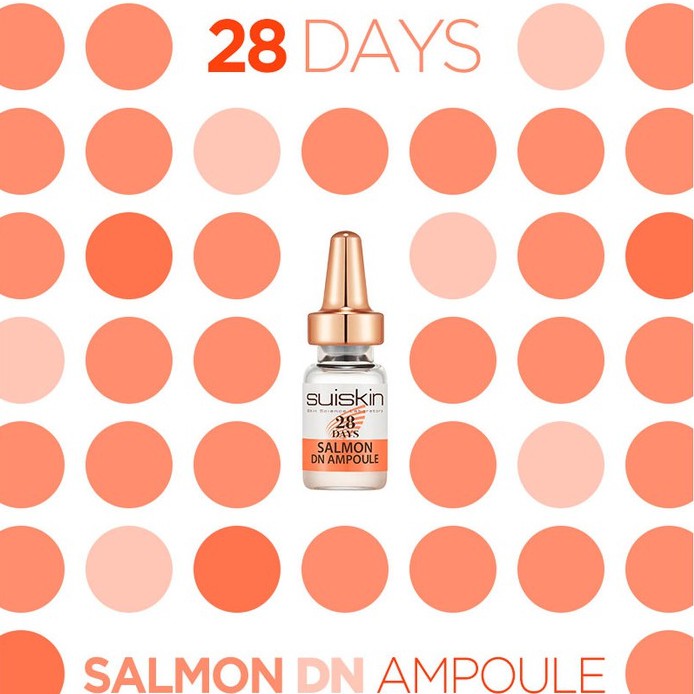 TINH CHẤT DNA CÁ HỒI SUISKIN SALMON DN AMPOULE 28 DAYS