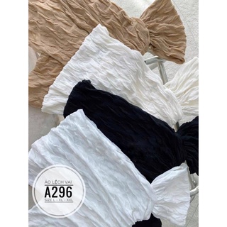 Bigsize Áo lệch vai A296
