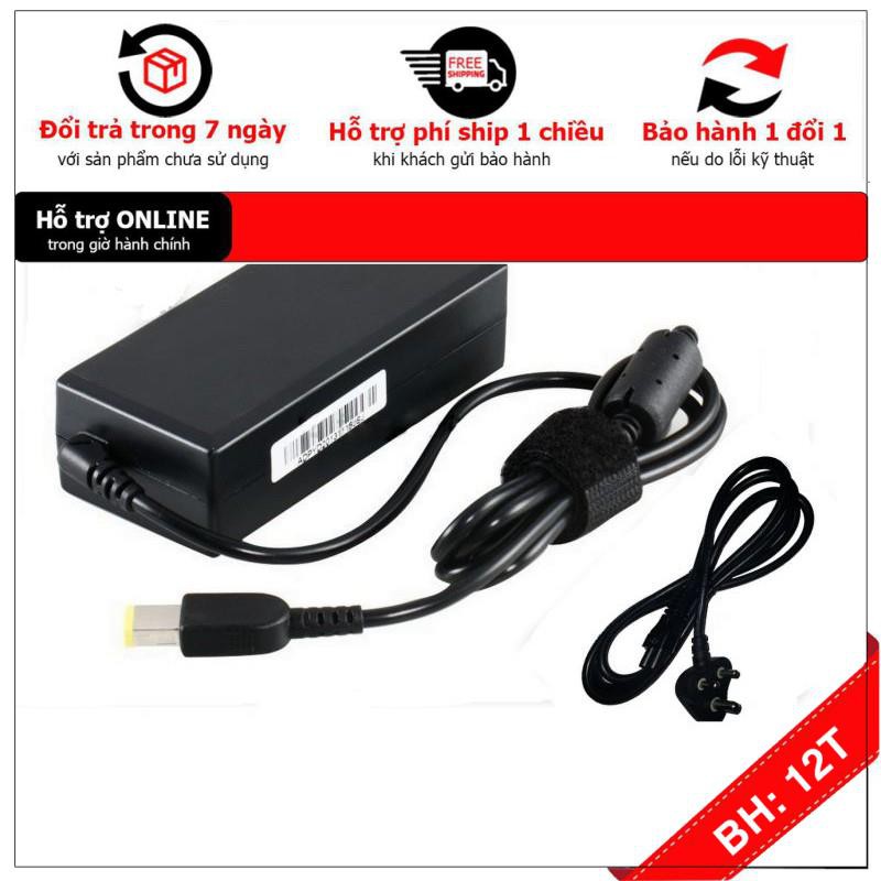 [BH12TH] [- Sạc cho Laptop Lenovo G50-30 G50-45 G50-75 3.25A 65W chân chữ nhật dạng USB
