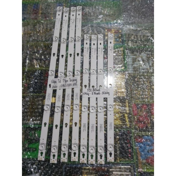 Thanh LED TiVi TCL 50 - 49 inch 50D2900 - Giá 1 Máy 4Thanh Dài 9 Bóng (5+4)