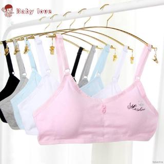Áo Ngực Thể Thao Bằng Cotton Mềm Mại Cho Bé Gái Từ 12-18 Tuổi