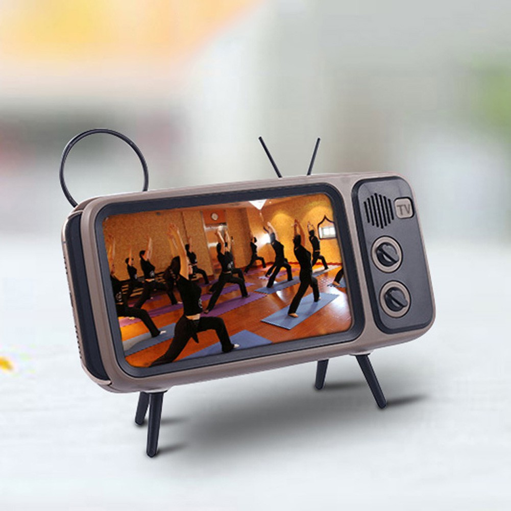 [Hàng Có Sẵn Để Giao Hàng] Giá Đỡ Điện Thoại Hình TV Cổ Điển