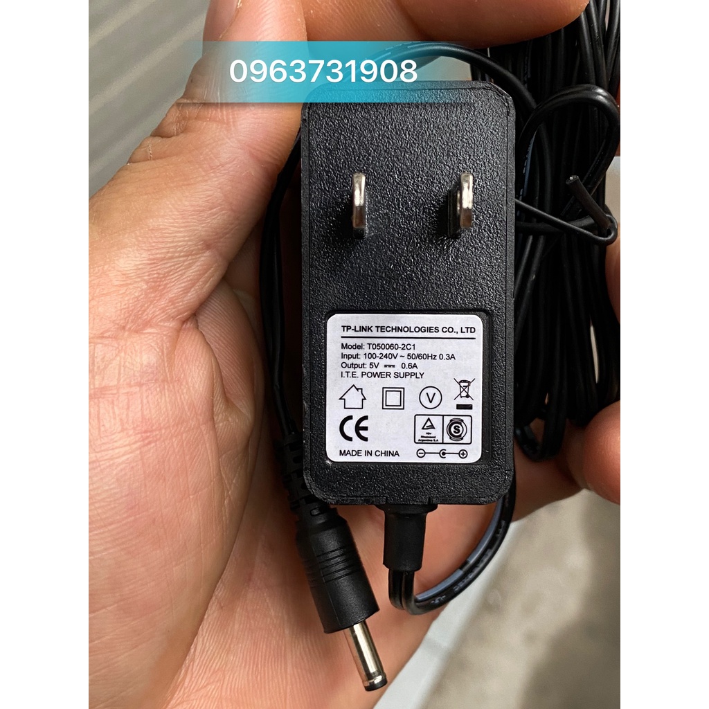 Adapter nguồn 5V 0.6A chân nhỏ cho swith TP-Link chia mạng