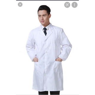 Áo blouse trắng bác sĩ tay dài