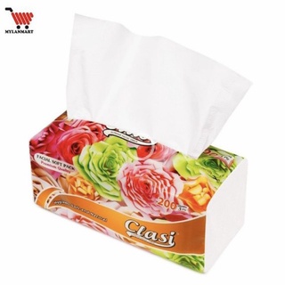 giấy rút clasi hoa hồng myLan 3 lớp 560 tờ chiết xuất 100% bột gỗ thông nguyên chất dai, mềm,min