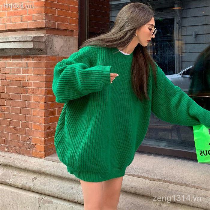 Áo sweater dày dặn dài tay cổ tròn dễ phối đồ thời trang mùa thu và đông kiểu Hàn Quốc cho nữ | BigBuy360 - bigbuy360.vn