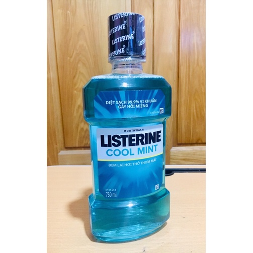 Nước súc miệng Listerine 750ml/250ml hàng chính hãng