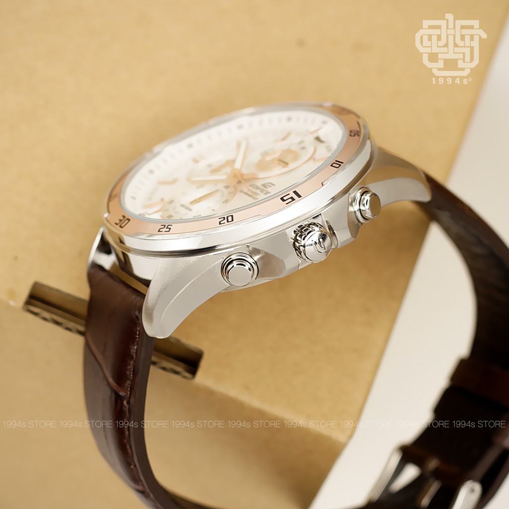 Đồng hồ nam Casio EDIFICE EFR-547 / EFR-547L-7A dây da thật, hàng chính hãng