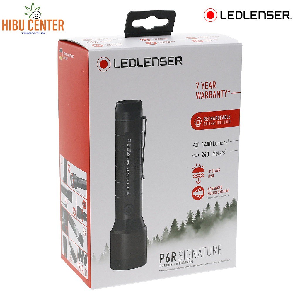 [Nguồn Sáng Lý Tưởng] Đèn Pin Cầm Tay LEDLENSER P6R Signature 1400 Lumens – Sạc Nam Châm – Hàng Chính Hãng – HIBUCENTER