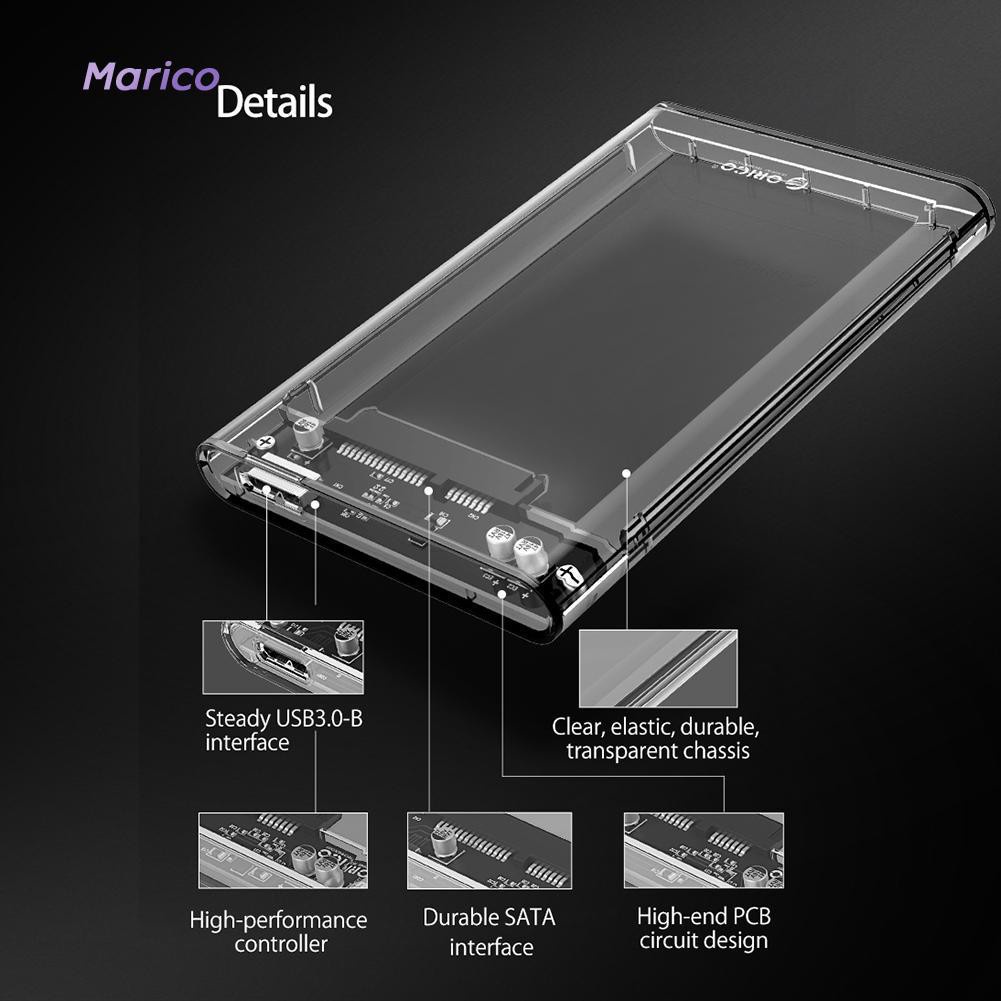 ORICO Hộp Đựng Ổ Cứng Ngoài 2.5in Sata Usb 3.0 Hdd Ốp | BigBuy360 - bigbuy360.vn