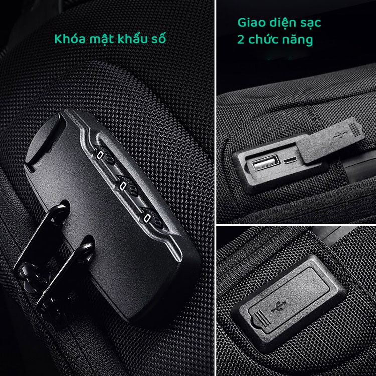 Túi đeo chéo chống trộm Mark Ryden - MINI CHICAGO