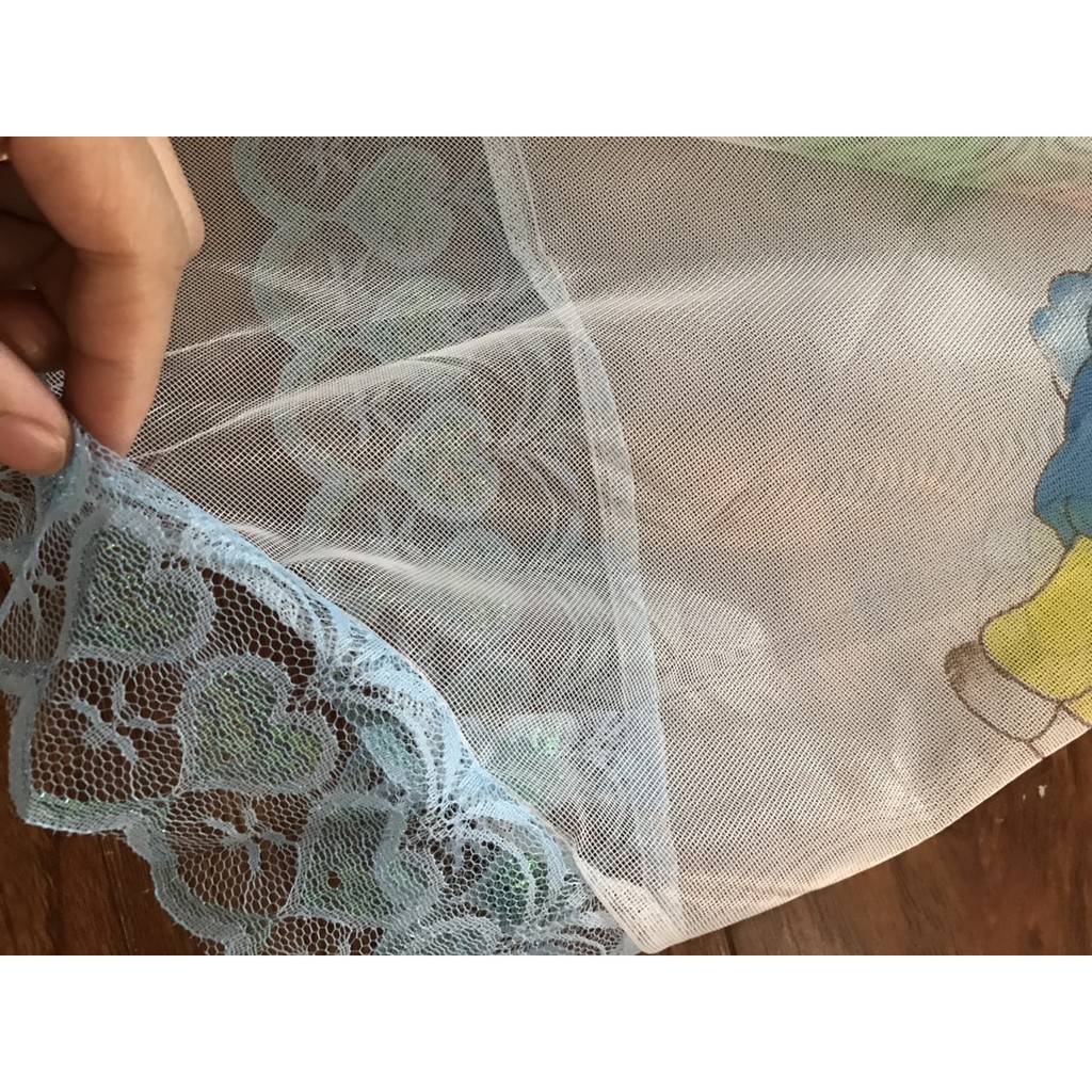 [Hàng đẹp] Màn chụp em bé hàng Hiền Trang khung thép bọc nhựa cao cấp
