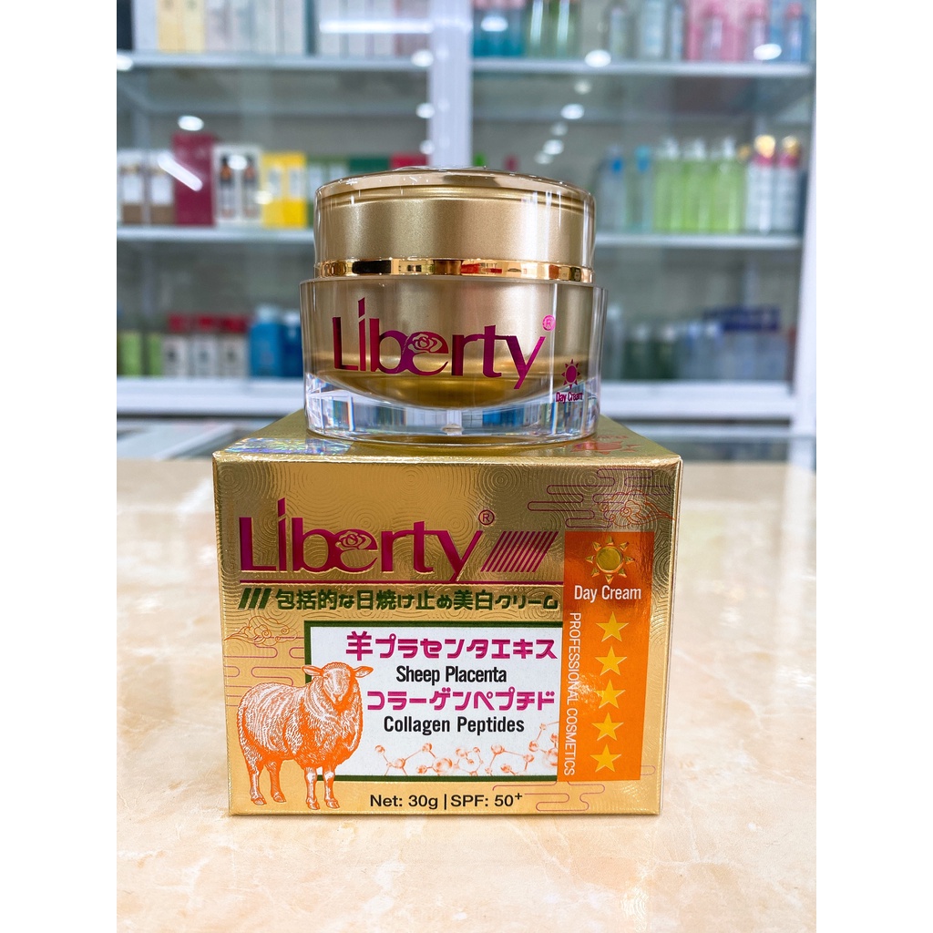 Kem Nhau Thai Cừu Liberty Dưỡng Trắng Da Toàn Diện 30G Chính Hãng Công Ty