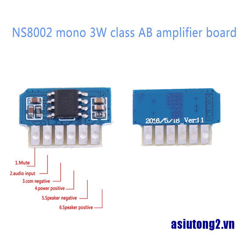 Bảng Mạch Khuếch Đại Âm Thanh Mini Dc 3v 3.7v 5v Class Ab Mono 3w | BigBuy360 - bigbuy360.vn