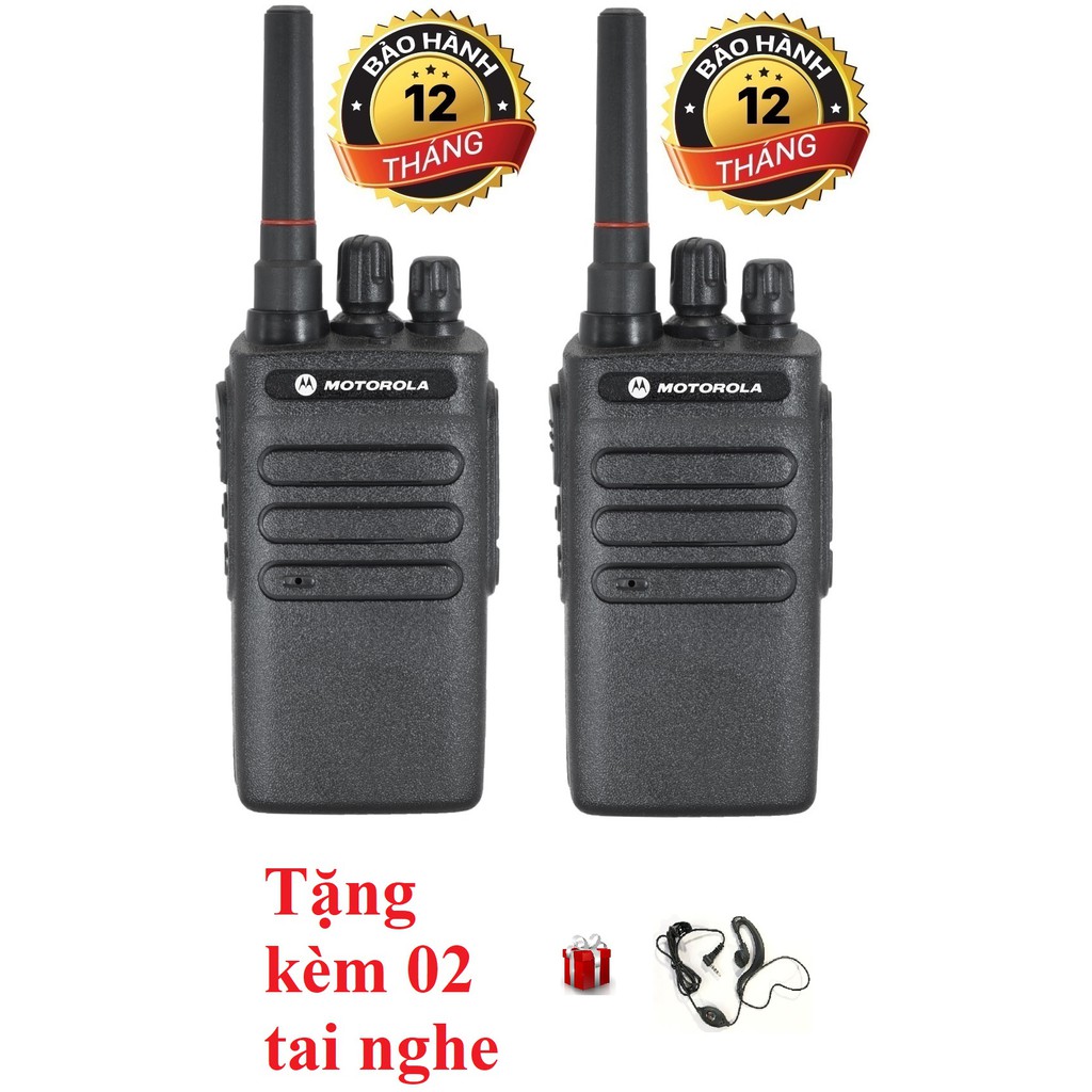 Bộ 2 Bộ đàm Motorola VX-938(Pin dung lượng cao sử dụng trên 15 tiếng,Anten ngắn, Loa chống từ tính, Cự ly liên lạc xa)