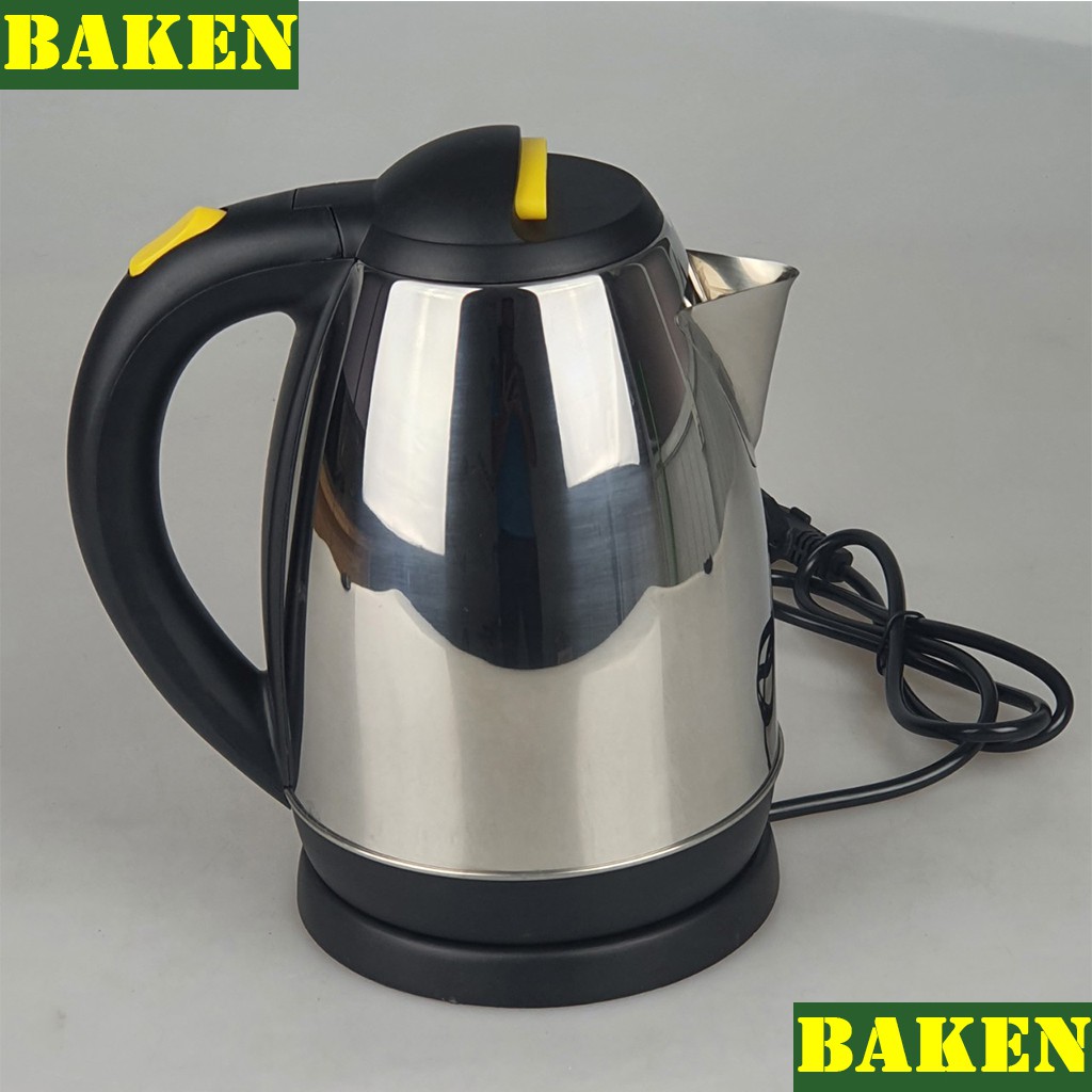 Ấm Đun Nước Siêu Tốc INVERTERR V-200 – Bình Siêu Tốc Inox – BAKEN