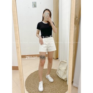 Áo croptop viền ôm