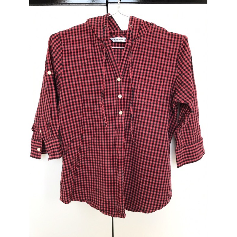 🌺 Áo sơ mi cảo đỏ Blue Exchange🌸