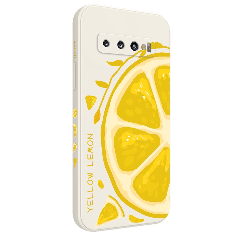 Ốp Điện Thoại Mềm Họa Tiết Quả Chanh Cho Samsung Galaxy S10 S10E Plus S9 Plus