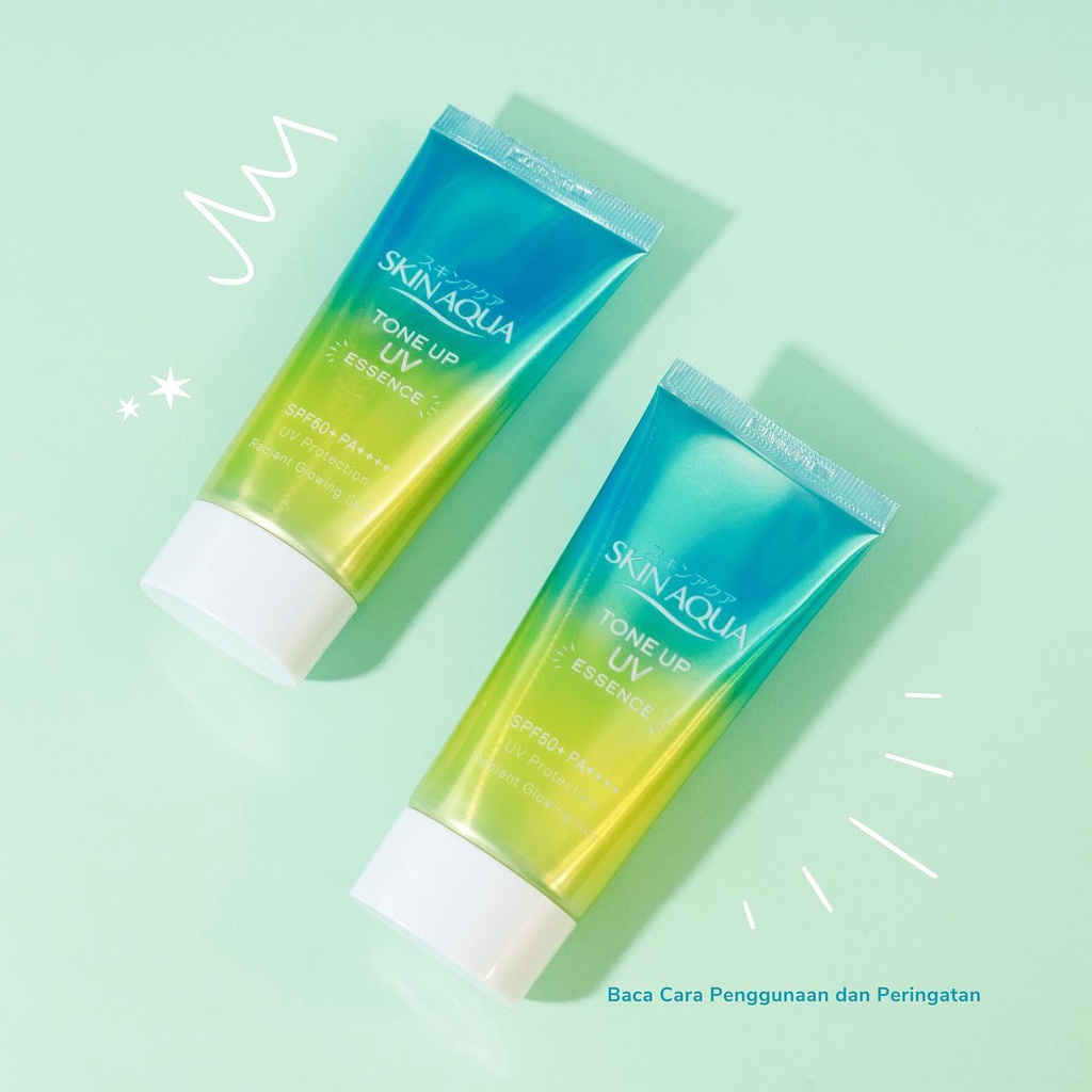 Kem Chống Nắng Skin Aqua Tone Up UV Essence Mint Green SPF 50+ PA++++ Dành Cho Mọi Loại Da-BẢN MÀU XANH