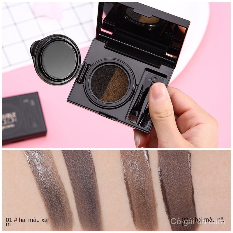 Bicolor Đệm Lông Mày Màu Bột Lông Mày Đệm Lông Mày Không Thấm Nước Và Mồ Hôi Dễ Dàng Trang Điểm Bút Chì Beauty Trang Điểm | BigBuy360 - bigbuy360.vn