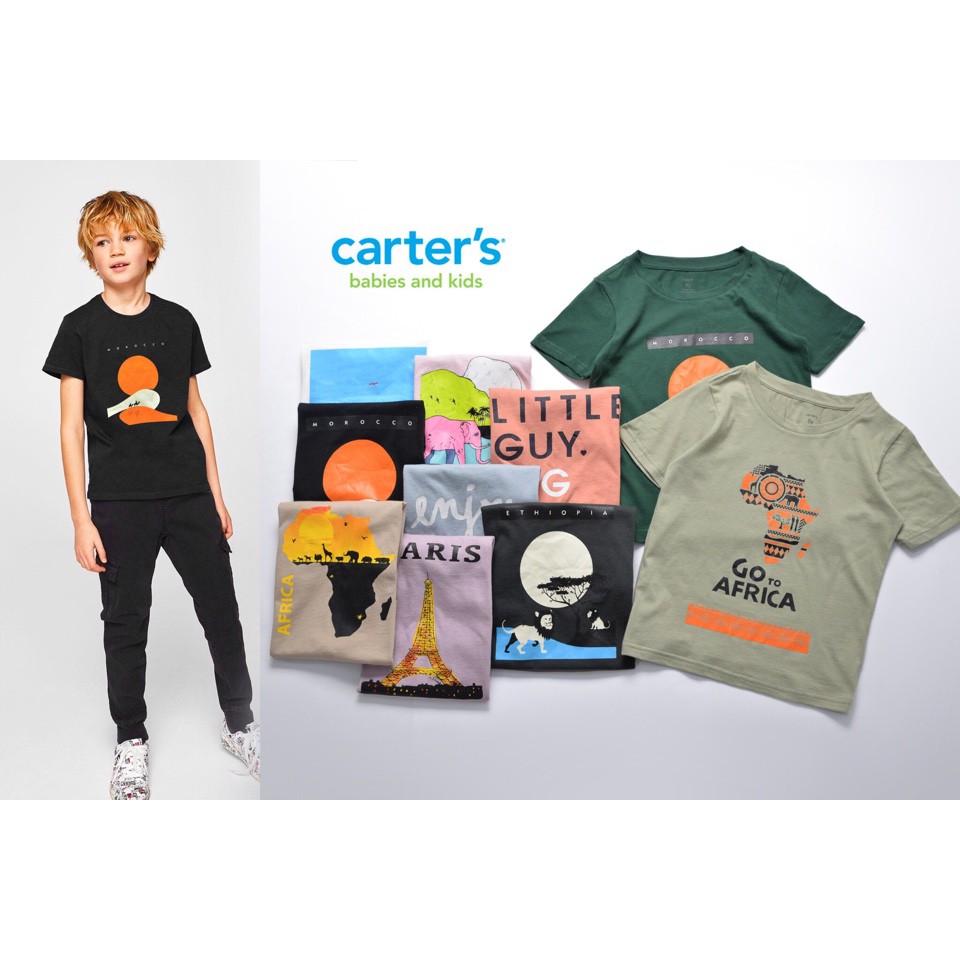 Áo Tshirt in Bé trai Carter