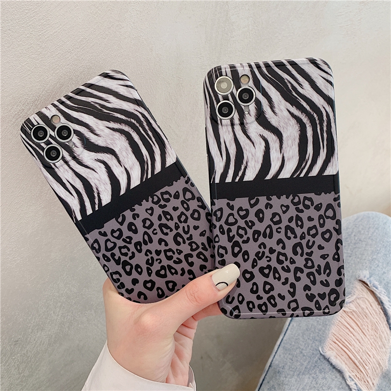 Ốp iphone - Ốp lưng imd new Họa tiết báo và ngựa vằn 6s/6splus/7/8/7plus/8plus/x/xs/xsmax/11/11promax - Awifi Case V6-3 | BigBuy360 - bigbuy360.vn